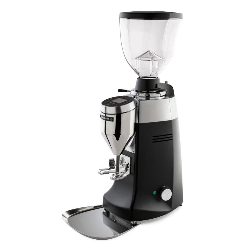 Mazzer Robur S Electronic Black Espresso Grinder. - Mabrook Hotel Supplies