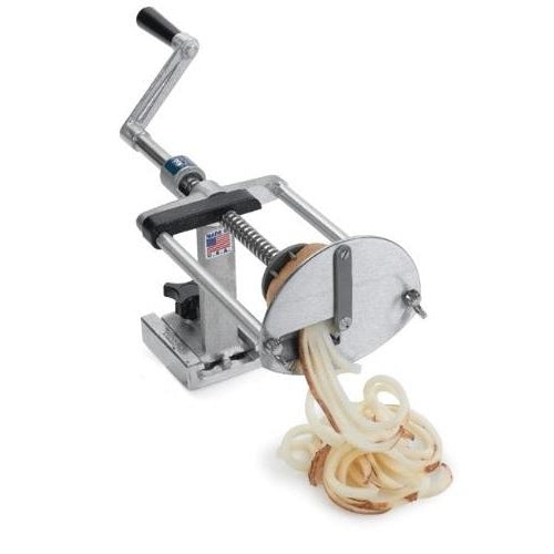 "SPIRAL FRY-WAVY RIBBON; MANUAL, CAST ALUMINUM & S/STEEL CONT" - Mabrook Hotel Supplies