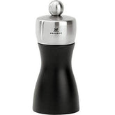 SOC- FIDGI- PEPPER MILL - 12cm WOOD BK - Mabrook Hotel Supplies