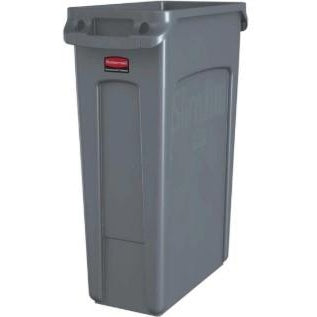 Rubbermaid Vented Slim Jim Can 23 Gal - Gray - Mabrook Hotel Supplies