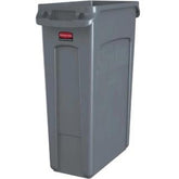 Rubbermaid Vented Slim Jim Can 23 Gal - Gray - Mabrook Hotel Supplies