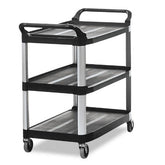 RUBBERMAID EXTRA CART OPEN, BLACK - Mabrook Hotel Supplies