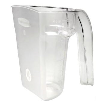 Rubbermaid FG9G5300CLR Bouncer™? Safety Portioning Scoop - 4 Cup / 32 Oz. - Mabrook Hotel Supplies