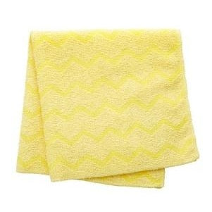 "16"" MICROFIBER, YELLOW - SQUARE HYGEN BATHROOM CLOTH" - Mabrook Hotel Supplies