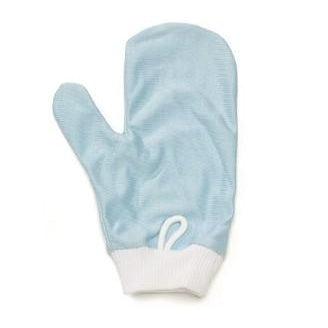 Rubbermaid FGQ65100BL00 HYGEN Blue Microfiber Glass / Mirror Mitt with Thumb - Mabrook Hotel Supplies