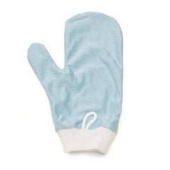 Rubbermaid FGQ65100BL00 HYGEN Blue Microfiber Glass / Mirror Mitt with Thumb - Mabrook Hotel Supplies
