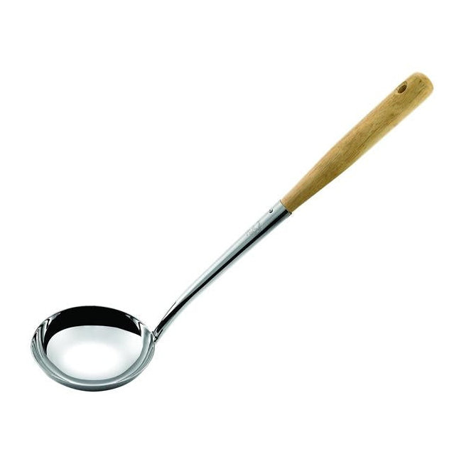 CHINESE LADLE 6" - WOODEN HANDLE - Mabrook Hotel Supplies