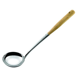 CHINESE LADLE 6" - WOODEN HANDLE - Mabrook Hotel Supplies