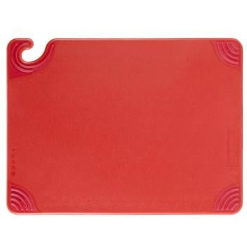 SAN JAMAR SAF-T-GRIP CUTTING BOARD RED - 38*50*11 CM - Mabrook Hotel Supplies