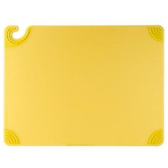 SAN JAMAR SAF-T-GRIP CUTTING BOARD YELLOW - 38*50*11 CM - Mabrook Hotel Supplies