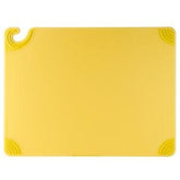SAN JAMAR SAF-T-GRIP CUTTING BOARD YELLOW - 38*50*11 CM - Mabrook Hotel Supplies