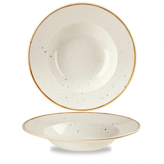 CHURCHILL STONECAST BARLEY WHITE WIDE RIM BOWL LARGE - 11" - Mabrook Hotel Supplies