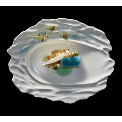 RAK SKETCHES EMBOSSED FLAT PLATE - Mabrook Hotel Supplies