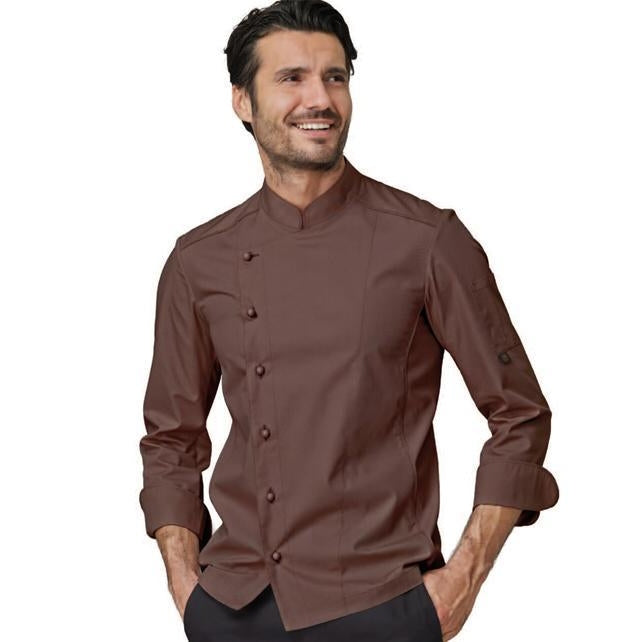 CHEF JACKET TOBACCO - Mabrook Hotel Supplies