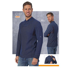 CHEF JACKET BLUE - Mabrook Hotel Supplies