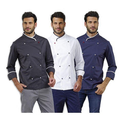 CHEF JACKET GREY - Mabrook Hotel Supplies