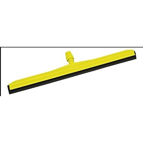 YELLOW PLASTIC FLOOR SQUEEGEE, BLACK RUBBER,DIA-45CM - Mabrook Hotel Supplies