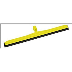 YELLOW PLASTIC FLOOR SQUEEGEE, BLACK RUBBER,DIA-45CM - Mabrook Hotel Supplies