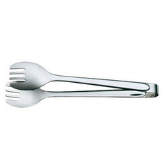 Salad serving tongs 31 cm, stainless 18/10, polished length 12 1/4 in. - Mabrook Hotel Supplies