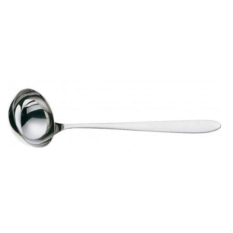 Soup ladle, stainless 18/10, polished length 10 1/2 in, cap: 2.1 oz. - Mabrook Hotel Supplies