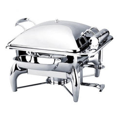 EXQUISITE RECTANGULAR CHAFING DISH - 6L - Mabrook Hotel Supplies