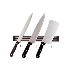 MAGNETIC KNIFE HOLDER W/ 5 BONUS HOOKS - 45 CM - Mabrook Hotel Supplies