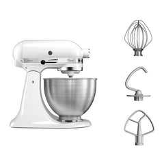 KitchenAid CLASSIC 4.3 L Tilt-Head Stand Mixer - White - Mabrook Hotel Supplies