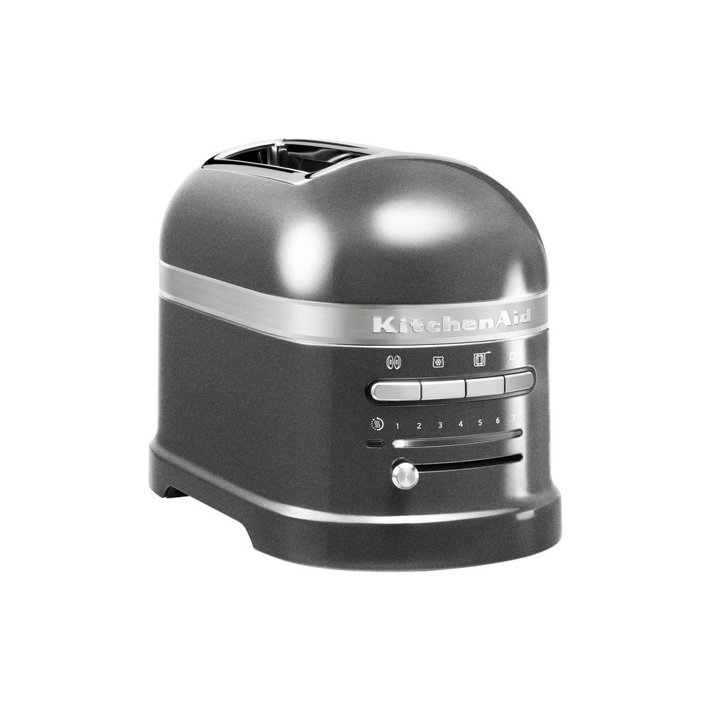 KITCHENAID ARTISAN 2-SLOT TOASTER 5KMT2204 - MEDALLION SILVER - Mabrook Hotel Supplies