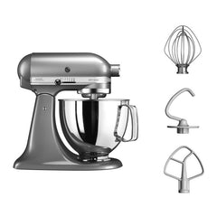 KitchenAid ARTISAN 4.8 L Tilt-Head Stand Mixer- Contour Silver - Mabrook Hotel Supplies
