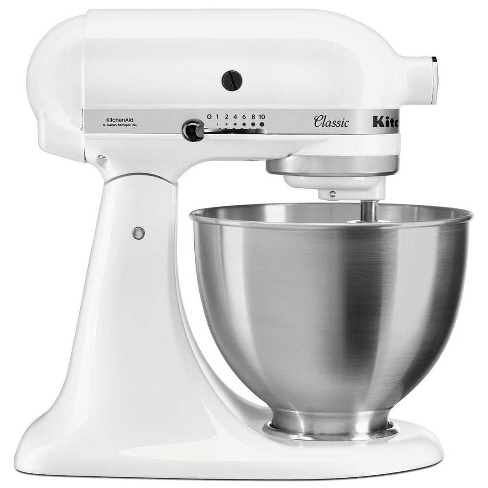KitchenAid CLASSIC 4.3 L Tilt-Head Stand Mixer - White - Mabrook Hotel Supplies