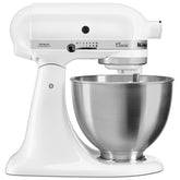 KitchenAid CLASSIC 4.3 L Tilt-Head Stand Mixer - White - Mabrook Hotel Supplies