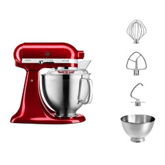 KitchenAid ARTISAN 4.8 L Tilt-Head Stand Mixer - Candy Apple - Mabrook Hotel Supplies