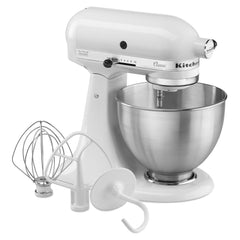 KitchenAid CLASSIC 4.3 L Tilt-Head Stand Mixer - White - Mabrook Hotel Supplies