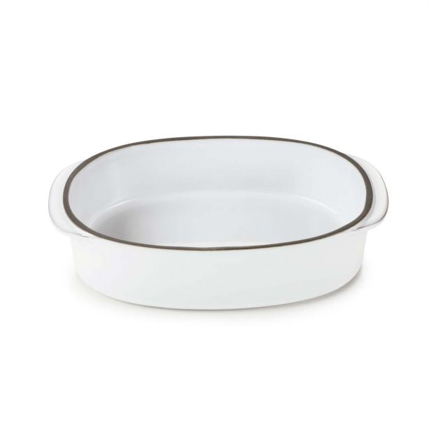 REVOL CARACTERE RECTANGULAR OBLONG DISH "WHITE CUMULUS" - 16X11 CM - Mabrook Hotel Supplies