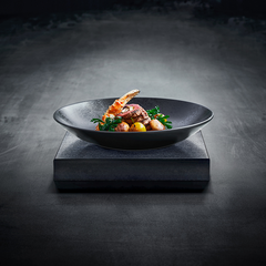 RAK KARBON DEEP COUPE PLATE - 26 CM - Mabrook Hotel Supplies