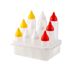 NON DRIP YELLOW 50 CL./ 17OZ SAUCE DISPENSER - Mabrook Hotel Supplies