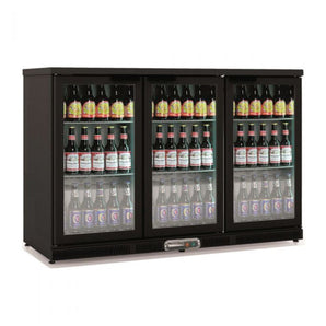 3 DOORS BACK-BAR DISPLAY COOLER WITH 2 SHELVES - Mabrook Hotel Supplies