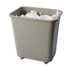 RUBBERMAID WASTEBASKET VANITY 8 QT BEIGE - Mabrook Hotel Supplies