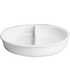ROUND CHAFING DISHES INSERT 2 SECT. CM. 43 - Mabrook Hotel Supplies