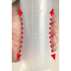 NON DRIP RED 50 CL./ 17OZ SAUCE DISPENSER - Mabrook Hotel Supplies