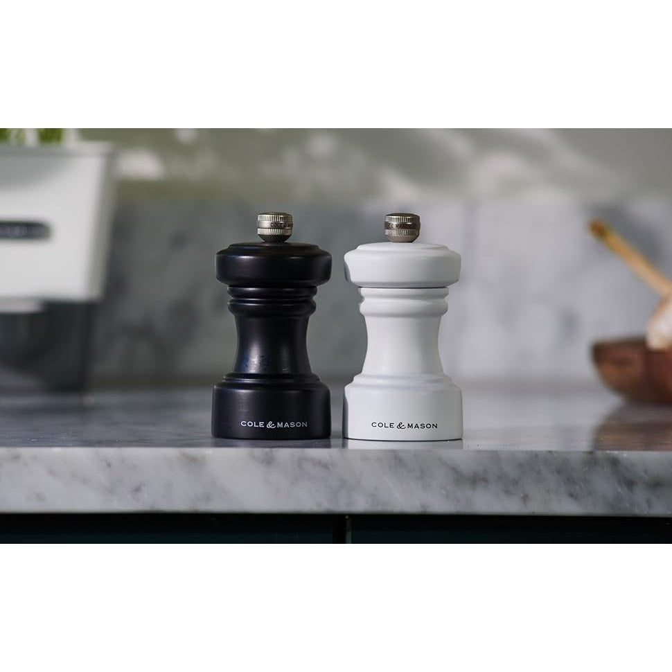 COLE & MASON HOXTON PEPPER MILL 104MM/4 INCHES, BLACK COLOR - Mabrook Hotel Supplies