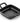 CAST IRON SQUARE PAN, WITH TWO HANDLE, BLACK - 12X12 CM - Mabrook Hotel Supplies