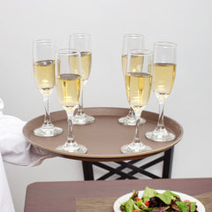 ROUND NON-SKID TRAY DIA:35.5 Cm BUILT WITH THICK ALUMINIUM W - Mabrook Hotel Supplies