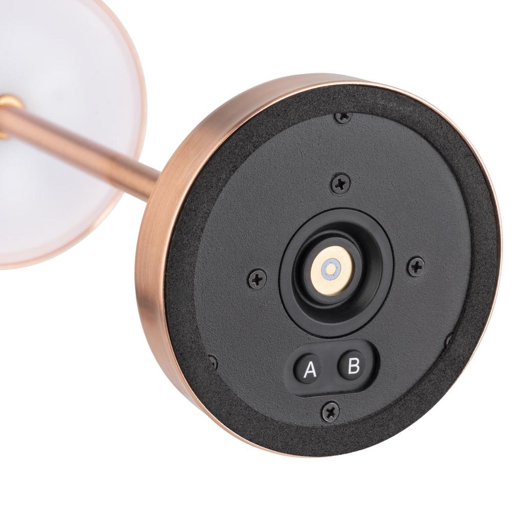 APS ALVA WIRELESS USB-C TABLE LAMP - COPPER - Mabrook Hotel Supplies