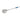 Stainless steel perforeted round small pizza peel ø 23 cm - sliding element in blue color. - Mabrook Hotel Supplies