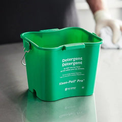 KLEEN PAIL SANITIZING BUCKET, CAPACITY: 3 QT, COLOUR: GREEN, FITS INTO ANY HACCP PLAN DIMENSIONS:  15.24H x 19.05W x 15.24L CM( OLD CODE: SJR-KP97GN) - Mabrook Hotel Supplies