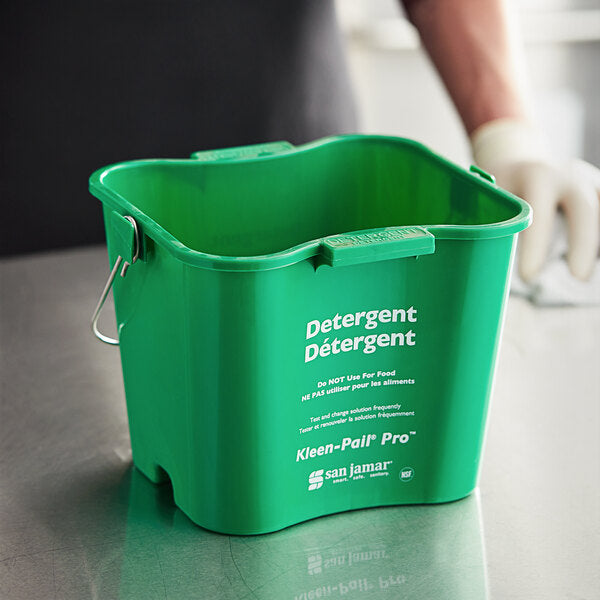 PAIL, GREEN - PAIL PRO 6 QUART GREEN - Mabrook Hotel Supplies