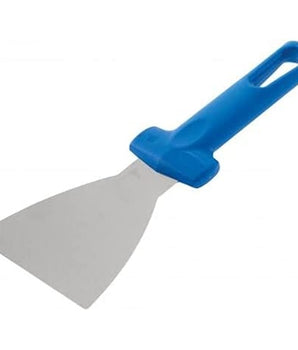 SPATULA FLEXIBLE STAINLESS STEEL SCRAPER 10x9 CM, FIXED GRIP - Mabrook Hotel Supplies