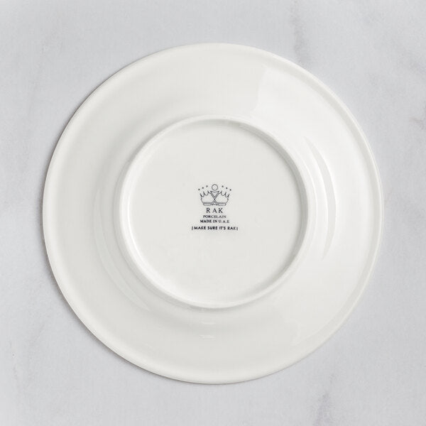 RONDO FLAT PLATE, COLOR: IVORY,  DIA: 20.8 CM, HEIGHT: 2.2 CM - Mabrook Hotel Supplies
