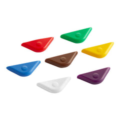 ARAVEN 09145 COLORCLIP 4 GALLON / 64 CUP POLYPROPYLENE LIGHT-DUTY SHELF INGREDIENT BIN